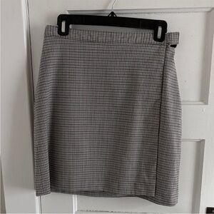GAP Checkered Wrap Skirt